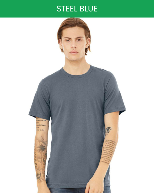 Unisex Jersey Short Sleeve Tee Bella Canvas 3001 (Made in US)
