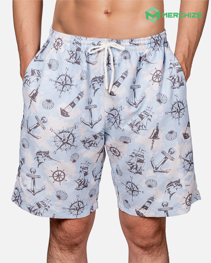 All-over Print Hawaiian Shorts