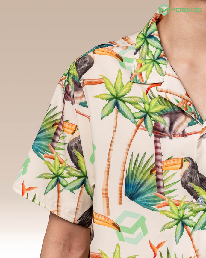 All-over Print Comfort Short-sleeve Hawaiian Shirt