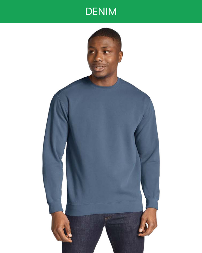 Classic Unisex Crew-neck Sweatshirt Comfort Colors 1566 (Made in US)