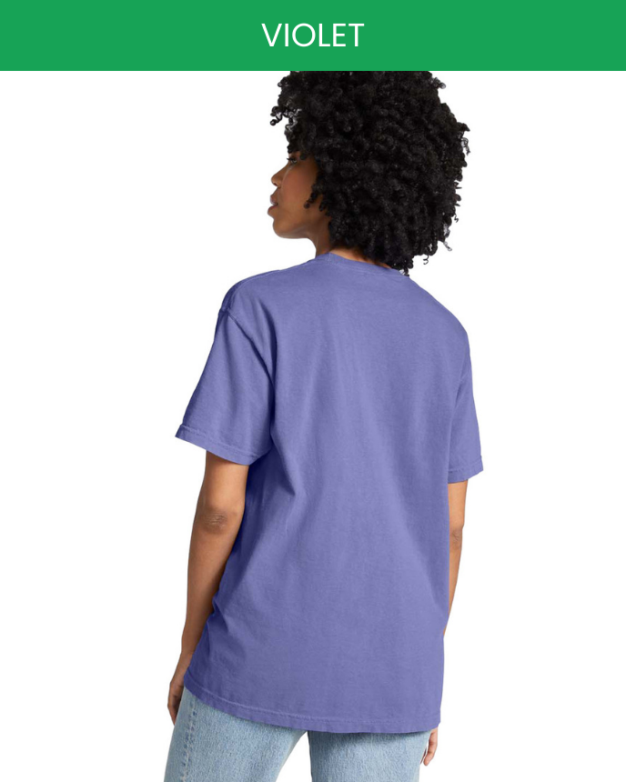 Heavyweight Adult Pocket T-Shirt Comfort Colors 6030 (Made in US)